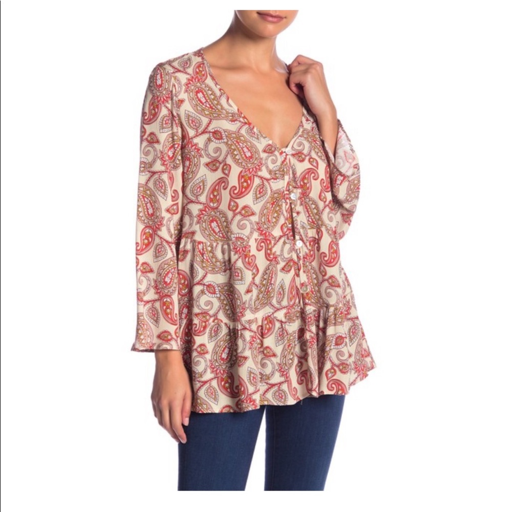 Show me your MUMU paisley blouse